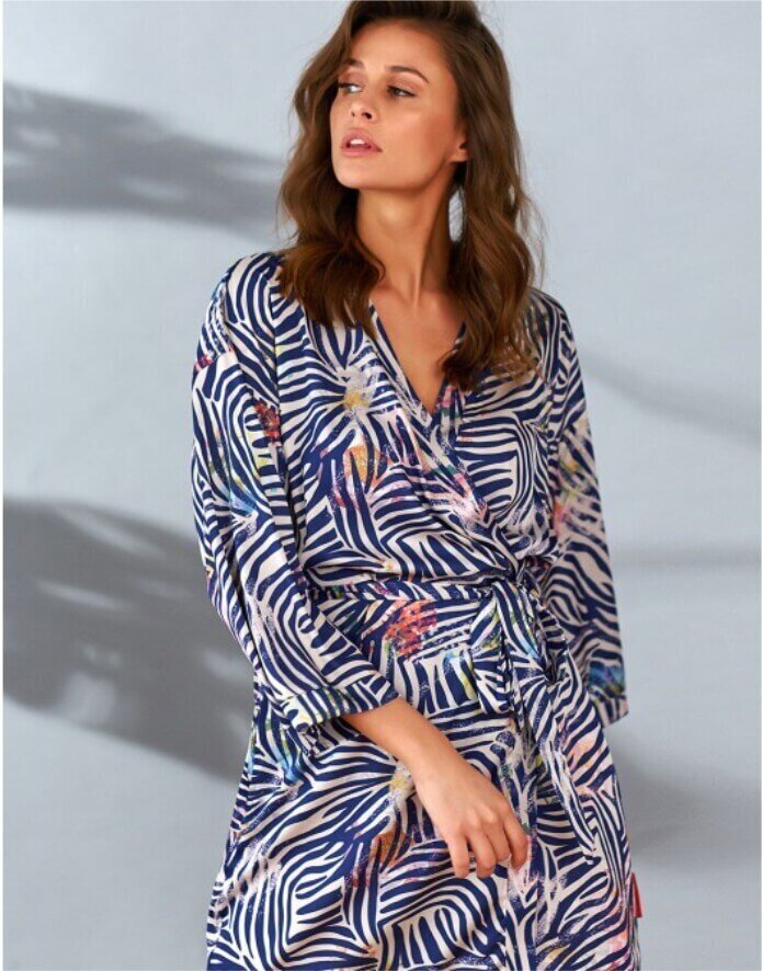 Naiste hommikumantel SWS.9993 Zebra Colour hind ja info | Naiste hommikumantlid | kaup24.ee