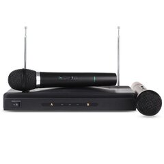 Karaokesüsteem 2x juhtmeta mikrofon + jaam hind ja info | Mikrofonid | kaup24.ee