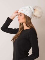 RUE PARIS Ecru naiste tutiga müts hind ja info | Naiste mütsid ja peapaelad | kaup24.ee