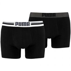 Meeste aluspüksid Puma Placed Logo Boxer 2P M 906519 03, 2 tk цена и информация | Мужские трусы | kaup24.ee