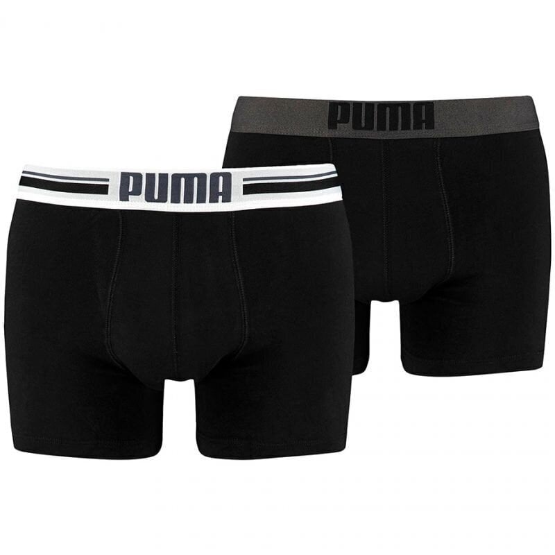 Meeste aluspüksid Puma Placed Logo Boxer 2P M 906519 03, 2 tk hind ja info | Meeste aluspesu | kaup24.ee