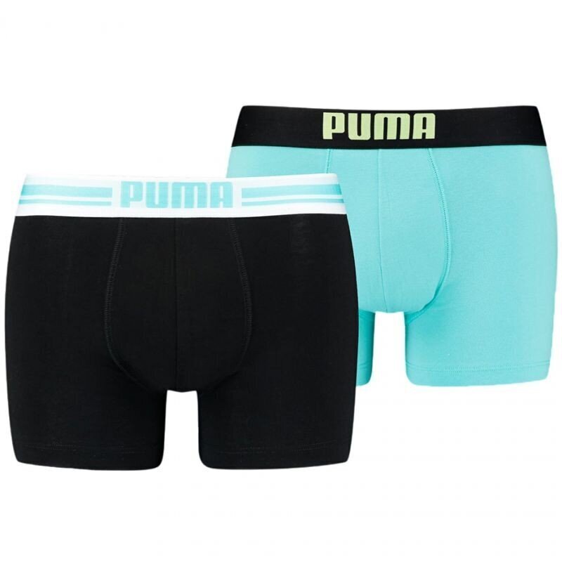 Meeste aluspüksid Puma Placed Logo Boxer 2P M 906519 10, 2 tk hind ja info | Meeste aluspesu | kaup24.ee