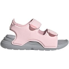 Босоножки для девочек Adidas Swim Sandal I Jr FY8065, розовые цена и информация | Детские сандали | kaup24.ee