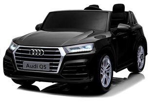 Elektriline maastur lastele Audi Q5, värvitud must цена и информация | Электромобили для детей | kaup24.ee