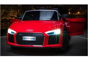 Электрический спортивный автомобиль для детей Audi R8 Spyder, красный цена и информация | Электромобили для детей | kaup24.ee