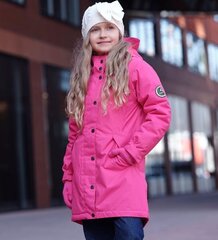 Huppa tüdrukute soojustatud kevad-sügis jope JANELLE 1 140g, roosa hind ja info | Laste talveriided | kaup24.ee