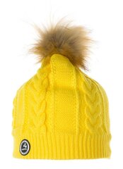 Huppa laste talvemüts ZINA, kollane цена и информация | Шапки, перчатки, шарфы для девочек | kaup24.ee