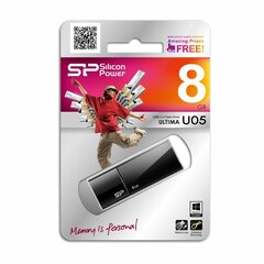 Silicon Power Ultima U05 8 GB, USB 2.0, цена и информация | USB накопители | kaup24.ee