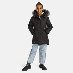 Huppa tüdrukute talveparka VIVIAN, must цена и информация | Зимняя одежда для детей | kaup24.ee