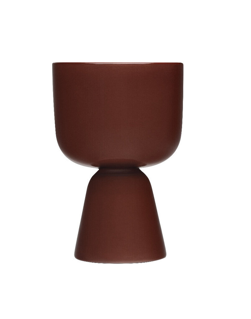 Iittala Lillepott Nappula 230x155mm, pruun hind ja info | Dekoratiivsed lillepotid | kaup24.ee