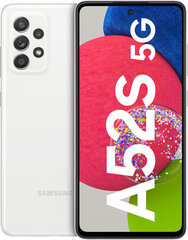 Samsung Galaxy A52s 5G 6/128GB Awesome White : SM-A528BZWDEUB цена и информация | Мобильные телефоны | kaup24.ee