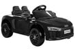 Elektriline sportauto lastele Audi R8 Spyder, must цена и информация | Laste elektriautod | kaup24.ee