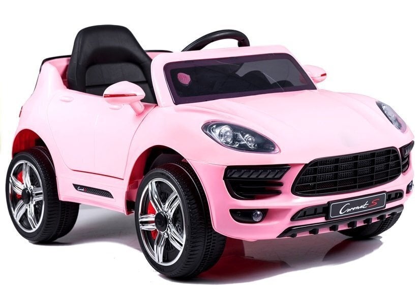 Elektriline sportauto Coronet, Model S, roosa hind ja info | Laste elektriautod | kaup24.ee