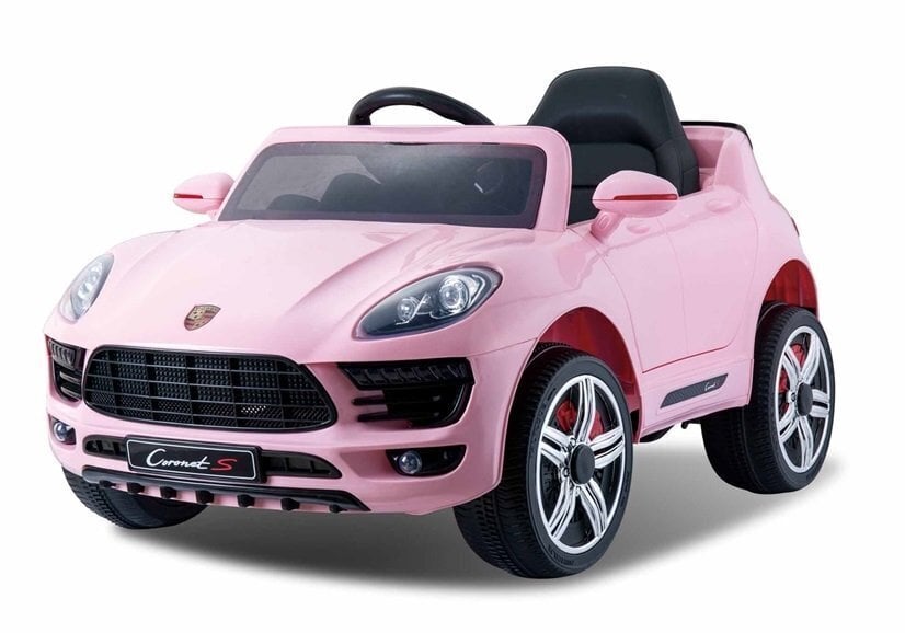 Elektriline sportauto Coronet, Model S, roosa hind ja info | Laste elektriautod | kaup24.ee