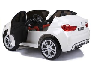 Elektriline maastur BMW X6M, valge hind ja info | Laste elektriautod | kaup24.ee