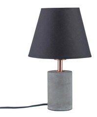 Lauavalgusti Paulmann Neordic Tem 1-lamp riidest varjundiga grey/copper/concrete Ilma lambita, max. 20 w E27 цена и информация | Настольные лампы | kaup24.ee