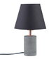 Lauavalgusti Paulmann Neordic Tem 1-lamp riidest varjundiga grey/copper/concrete Ilma lambita, max. 20 w E27 hind ja info | Laualambid | kaup24.ee