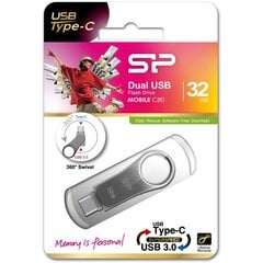 Silicon Power Mobile C80 32GB 3.0/Type-C цена и информация | USB накопители данных | kaup24.ee