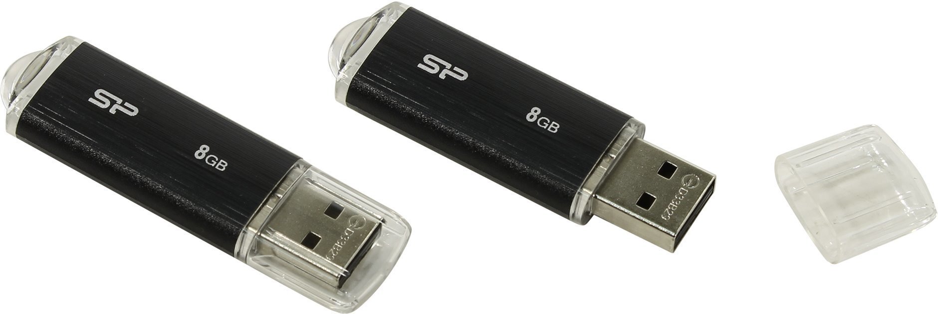 Silicon Power memory USB Ultima U02 8GB USB 2.0 Black цена и информация | Mälupulgad | kaup24.ee