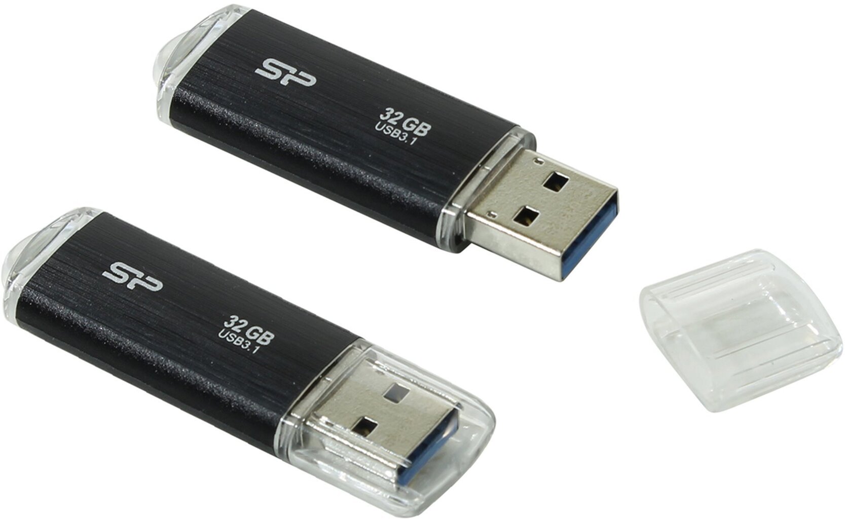 Silicon Power memory USB Blaze B02 32GB USB 3.1 Black hind ja info | Mälupulgad | kaup24.ee