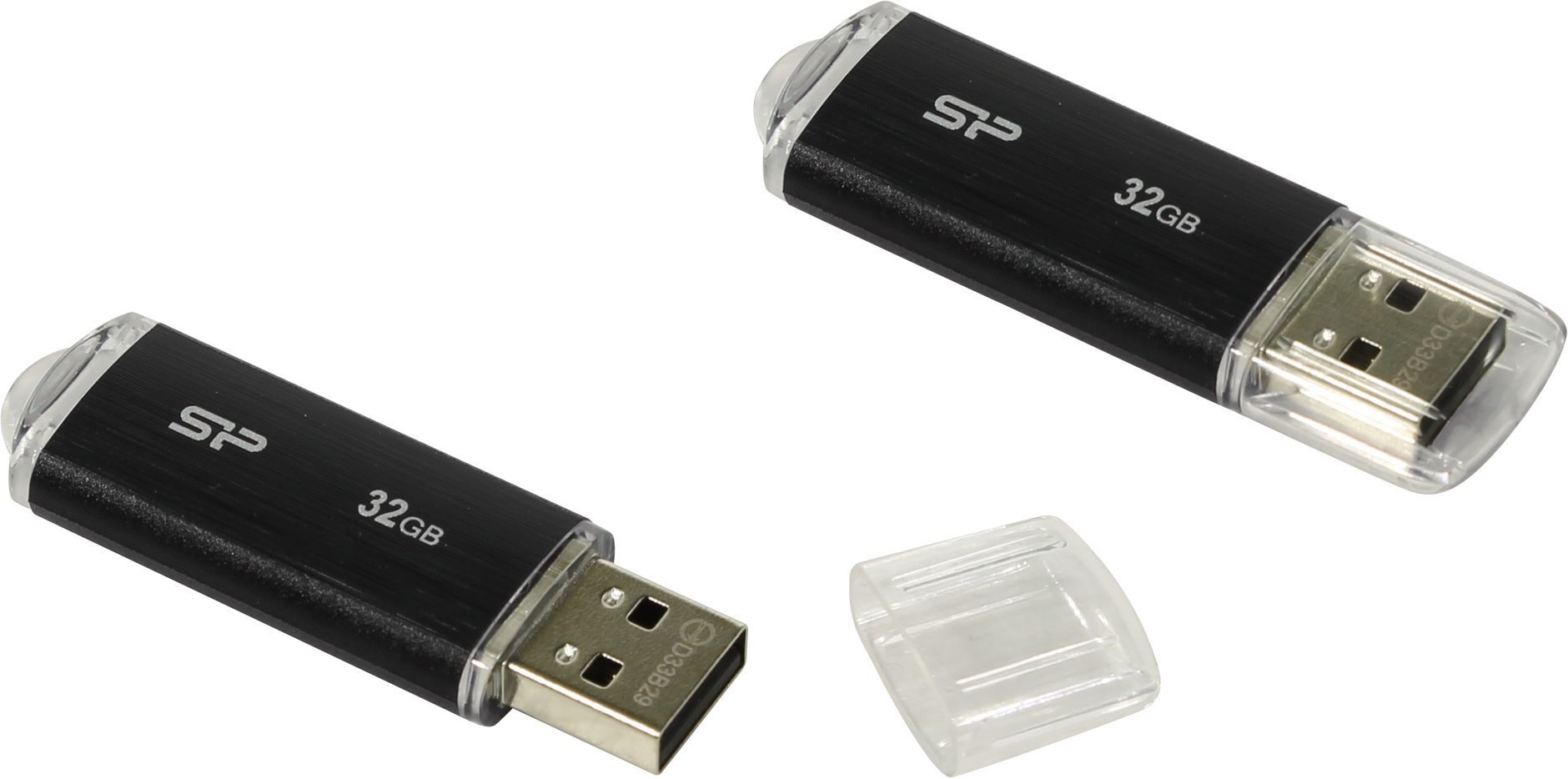 Mälupulk Silicon Power memory USB Ultima U02 32GB USB 2.0 - must цена и информация | Mälupulgad | kaup24.ee