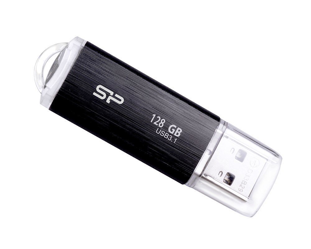 Silicon Power memory USB Blaze B02 128GB USB 3.1 Black hind ja info | Mälupulgad | kaup24.ee