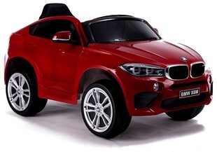 Elektriline maastur lastele BMW X6M, värvitud punane hind ja info | Laste elektriautod | kaup24.ee