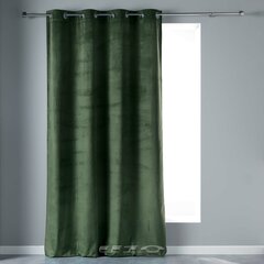 Douceur d'Intérieur sametkardin Velvetine, roheline, 140 x 280 cm hind ja info | Kardinad | kaup24.ee