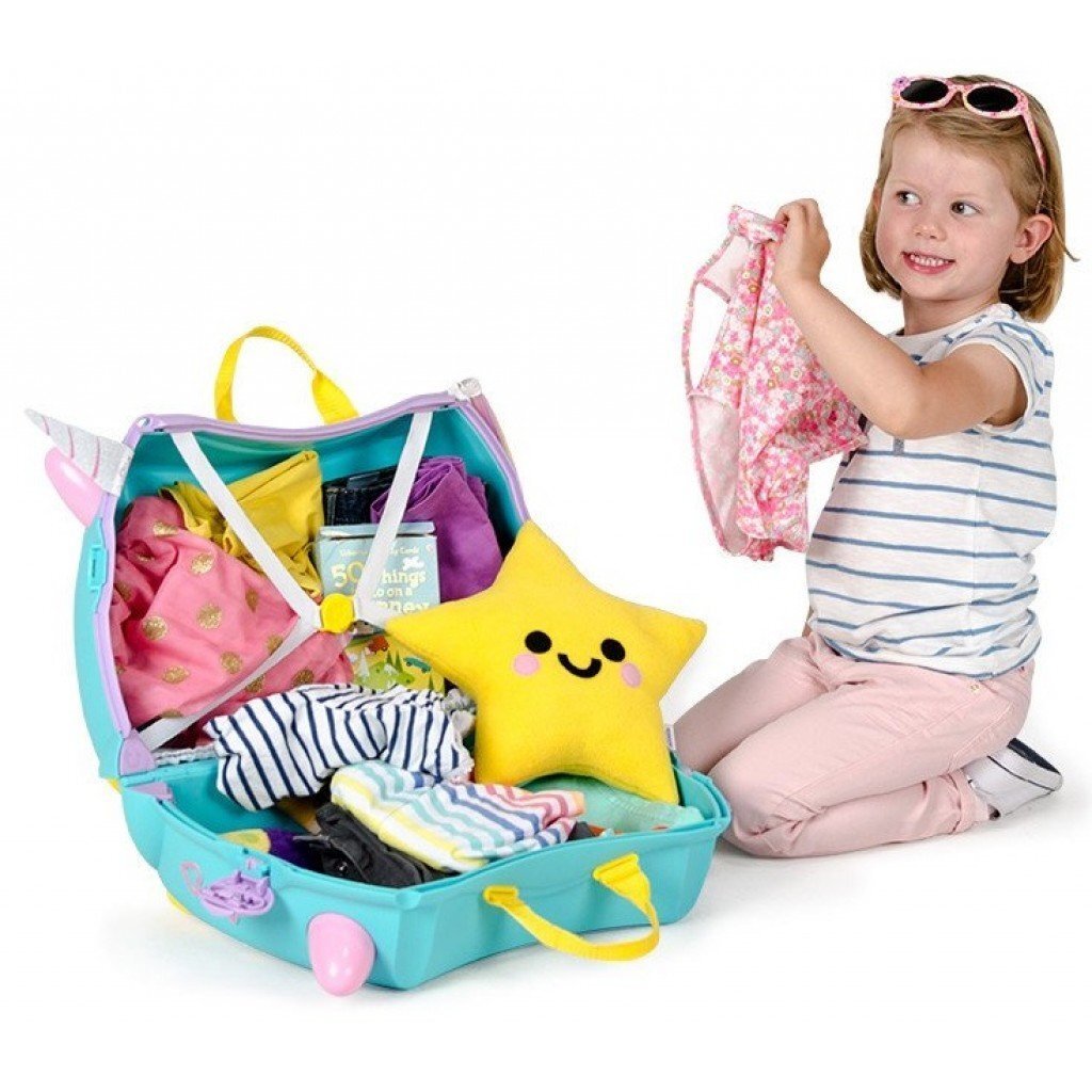 Laste kohver Trunki Una Unicorn цена и информация | Kohvrid, reisikotid | kaup24.ee
