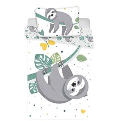 Комплект постельного белья Sloth Baby, 100 x 135 см + наволочка 40 x 60 см цена и информация | Комплекты постельного белья | kaup24.ee