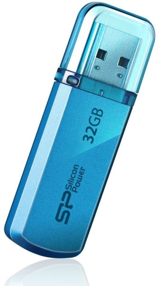 Silicon Power memory USB Helios 101 32GB USB 2.0 Blue hind ja info | Mälupulgad | kaup24.ee