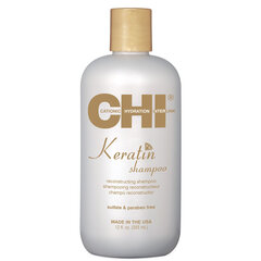 Taastav šampoon kahjustatud juustele CHI Keratin 946 ml цена и информация | Шампуни | kaup24.ee