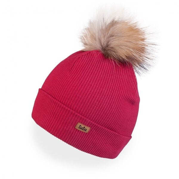 TUTU müts loodusliku pomponiga 3-005802 brown hind | kaup24.ee