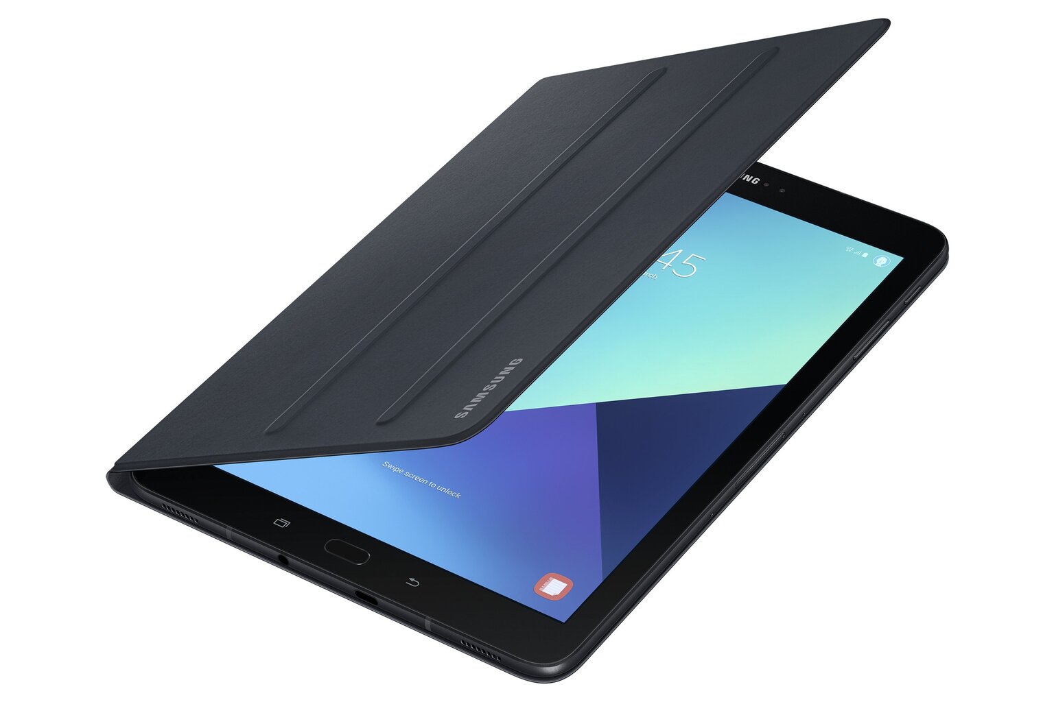 Klapiga ümbris sobib Samsung Galaxy Tab S3 T820, must цена и информация | Tahvelarvuti kaaned ja kotid | kaup24.ee
