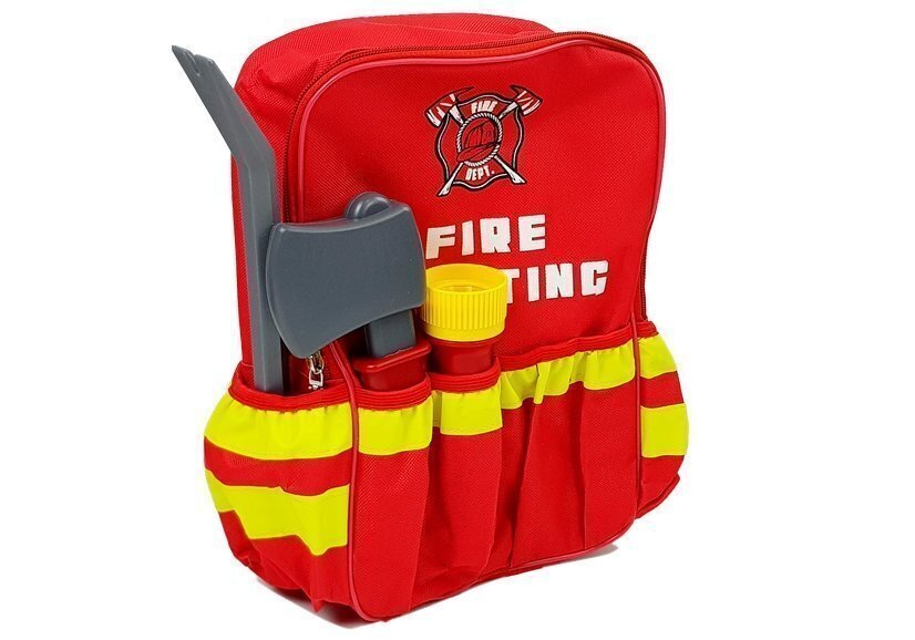 Tuletõrjuja komplekt koos koti ja tarvikutega hind ja info | Poiste mänguasjad | kaup24.ee