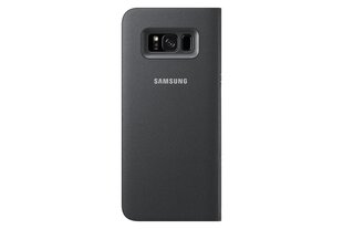 Klapiga ümbris LED View sobib Samsung galaxy S8 Plus G955, must цена и информация | Чехлы для телефонов | kaup24.ee