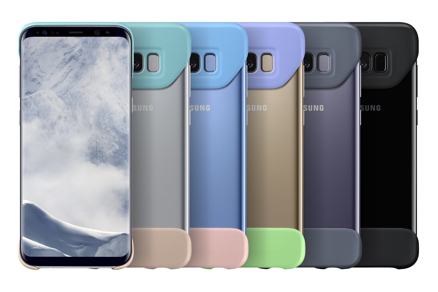 Kaheosaline ümbris sobib Samsung galaxy S8 G955 Plus, lilla hind ja info | Telefoni kaaned, ümbrised | kaup24.ee