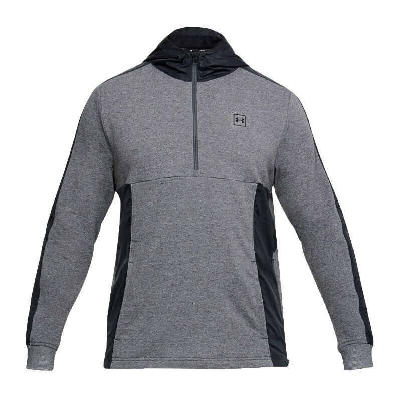 Meeste džemper Under Armor Microthread Terry M 1310585-019, hall, 47699 hind ja info | Meeste pusad | kaup24.ee