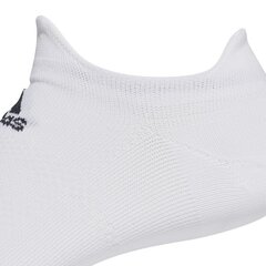 Спортивные носки Adidas Alphaskin Ultralight No-Show M CV8860, белые цена и информация | Мужские носки | kaup24.ee