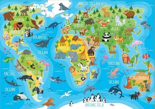 Пазл Карта мира, 150 деталей цена и информация | Пазлы | kaup24.ee