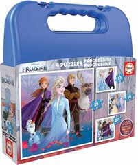 Головоломка Frozen II, 4 шт. цена и информация | Пазлы | kaup24.ee