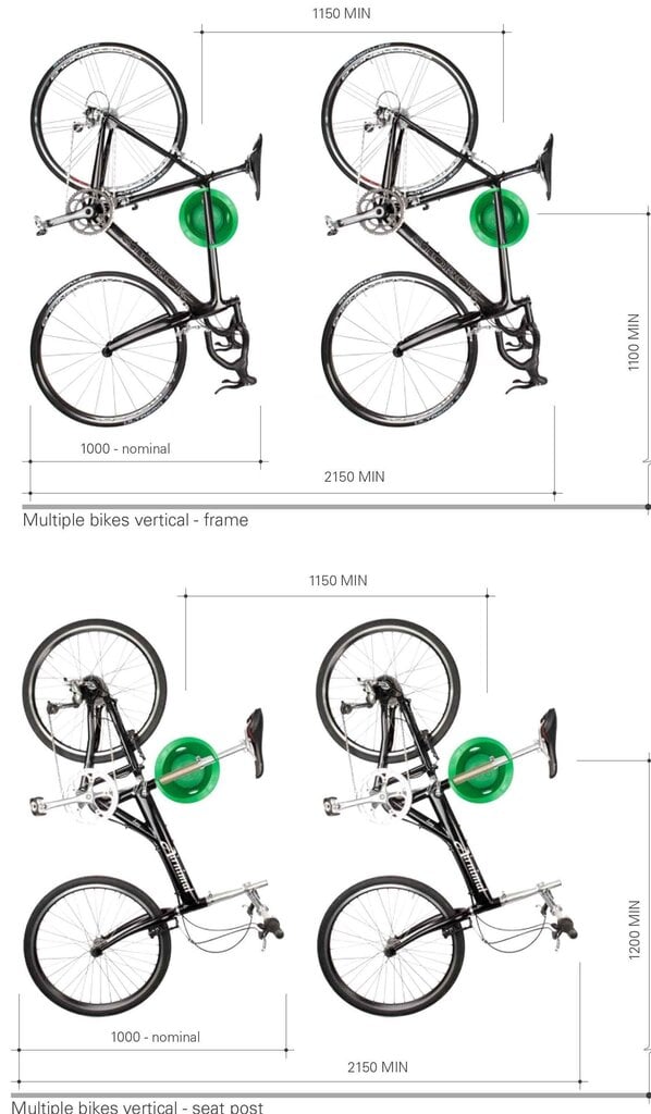 Jalgrattahoidja Cycloc Solo, roheline hind ja info | Muud jalgratta tarvikud | kaup24.ee