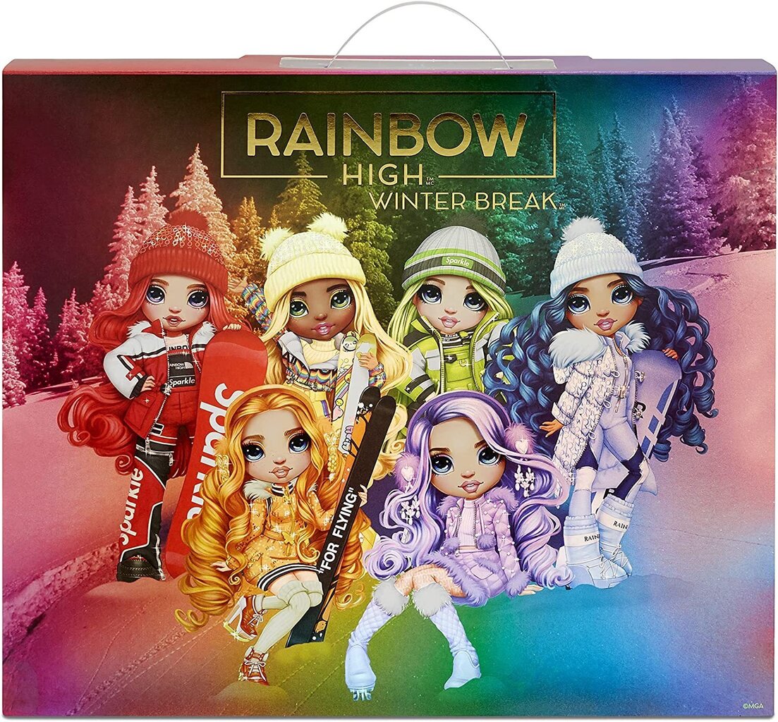 Rainbow High Winter Break Fashion Doll- Ruby Anderson (Red) цена и информация | Tüdrukute mänguasjad | kaup24.ee