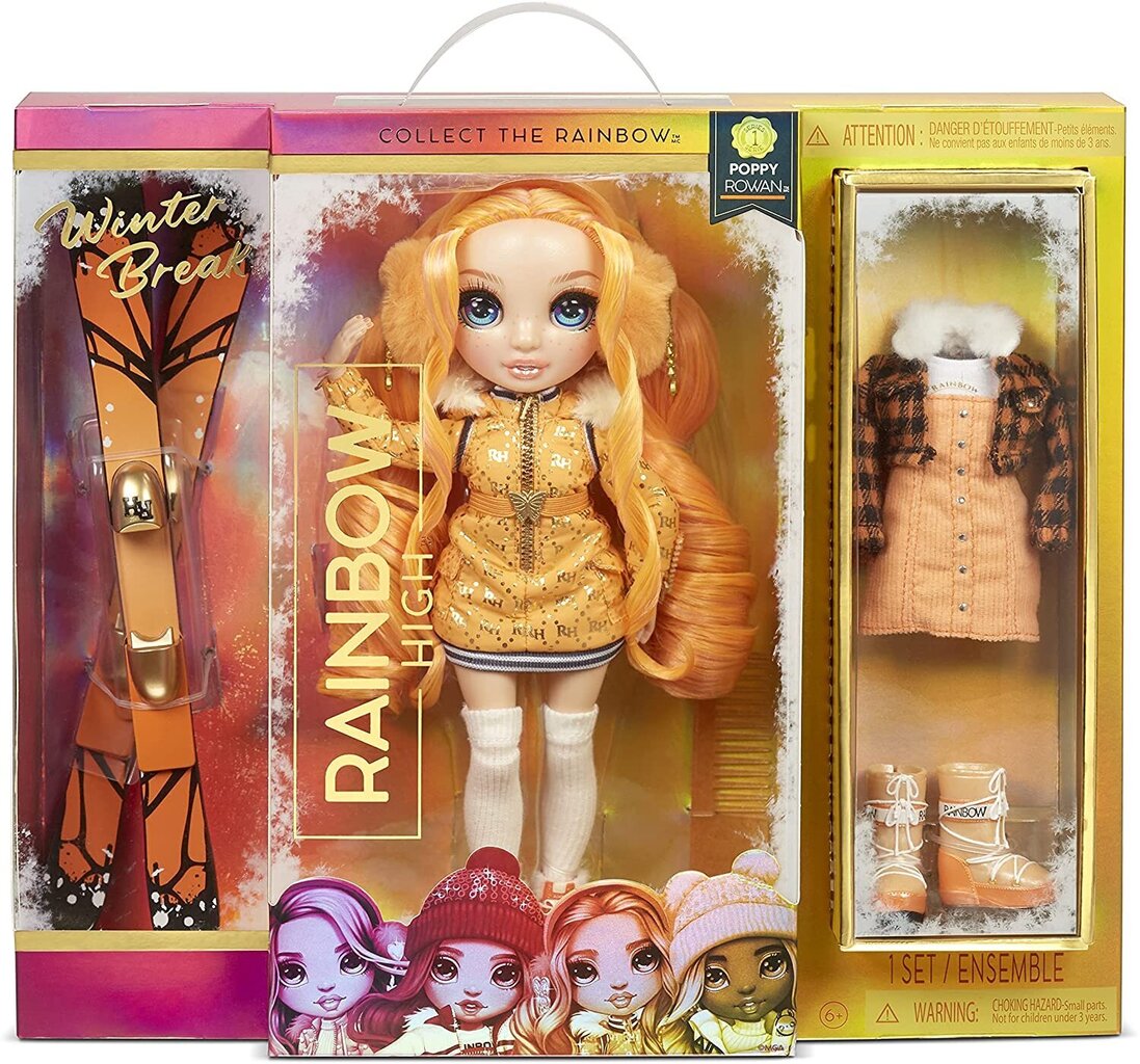 Rainbow High Winter Break Fashion Doll- Poppy Rowan (Orange) цена |  kaup24.ee