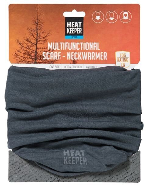Multifunktsionaalne sooja hoidev torusall Heat Keeper, hall hind ja info | Meeste sallid, mütsid ja kindad | kaup24.ee
