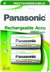 Panasonic аккумуляторные батарейки NiMh 2800mAh P14P/2B цена и информация | Батарейки | kaup24.ee