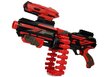 Suur mängupüss pehmete kuulidega Soft Bullet Gun punane-must цена и информация | Poiste mänguasjad | kaup24.ee