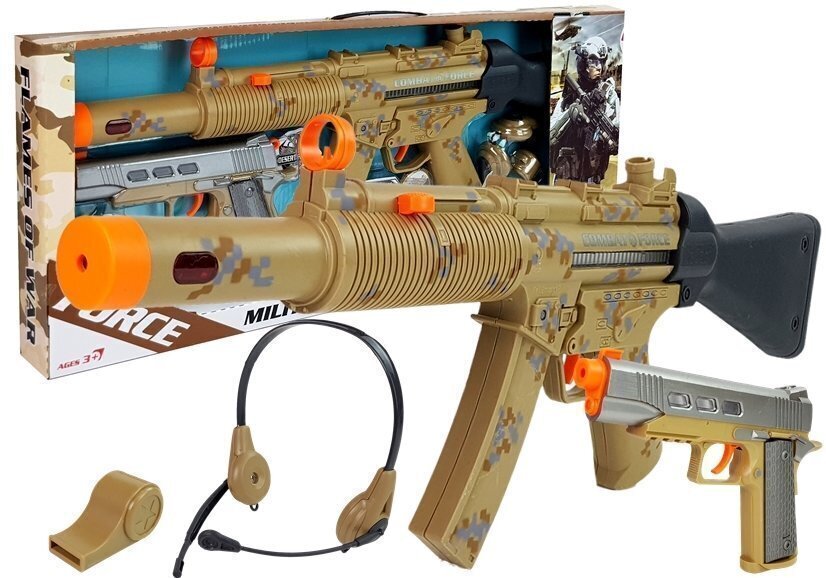 Ohvitserikomplekt 2 relva ja muude tarvikutega hind ja info | Poiste mänguasjad | kaup24.ee