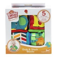 BRIGHT STARTS мягкие кубики, 52160 цена и информация | Игрушки для малышей | kaup24.ee