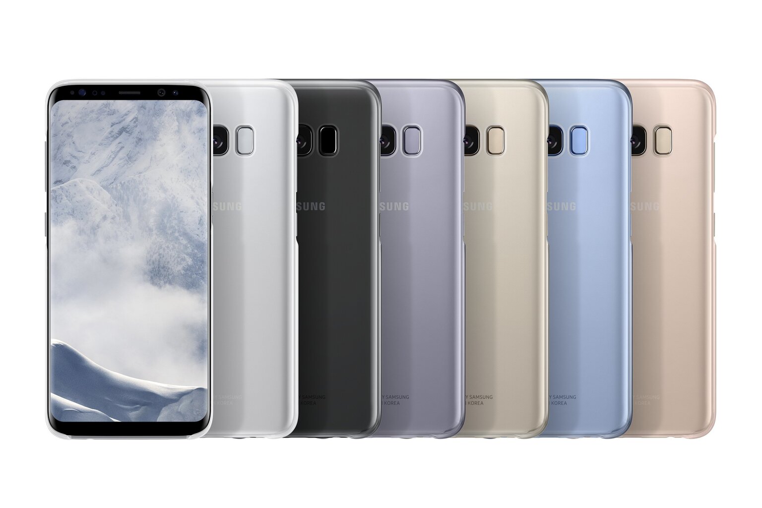 Samsung läbipaistev kate Galaxy S8+ EF-QG955 lillakas hind ja info | Telefoni kaaned, ümbrised | kaup24.ee